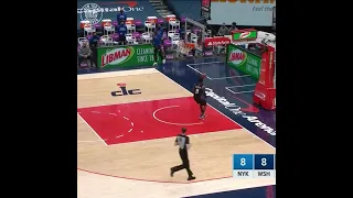 Rj Barrett steal the ball for the open dunk in Wizards home!!