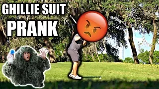 GHILLIE SUIT GOLF COURSE AIR HORN PRANK**BEHIND THE SCENES**