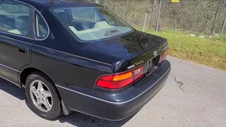 Very Windy Dealer Auction! 1999 Toyota Avalon pov test drive walk around! beater not a beater!