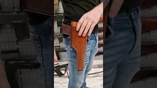 Stechkin APS with original wood holster #shorts