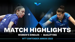 Gaia Monfardini vs Ozge Yilmaz | WS Qual |  WTT Contender Amman 2023