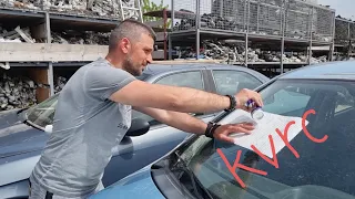 Red bull VS car glass