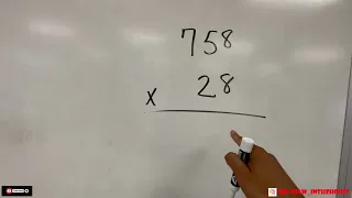 Let's Work. (5th Grade Multiplication Problems )