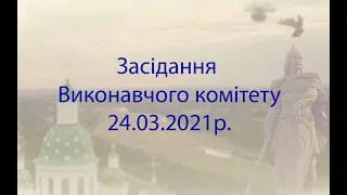 Засідання виконавчого комітету Лубенської міської ради 24.03.2021