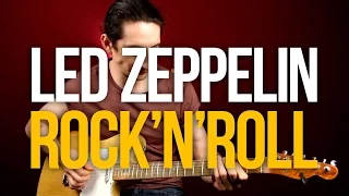 Как играть на гитаре Led Zeppelin Rock'n'Roll - Уроки игры на гитаре Первый Лад