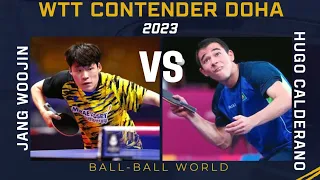 Table Tennis Hugo Calderano vs Jang Woojin | Contender Doha 2023 Final