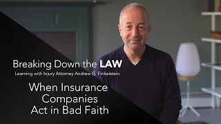 When Insurance Companies Act in Bad Faith, What are your options?