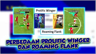 PERBEDAAN PROLIFIC WINGER & ROAMING FLANK!! - EFOOTBALL 2023 MOBILE