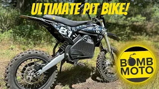 FIRST RIDE! The Bomb Moto B1- Ultimate Electric Pit Bike - 72 Volts, A Must Have For Any Rider!