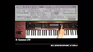 Korg Karma Tutorial Lesson - Sound Editing 8: Common LFOs