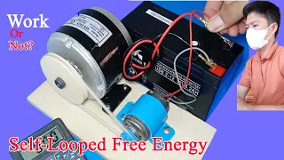 Real or Fake? Free energy generator / how to make free energy from dc motors