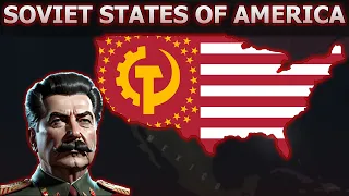 What if Stalin Ruled The USA in WW2 - HOI4 Timelapse