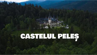 Castelul Peleș, România - 2020 Drone 4k