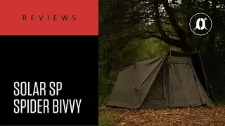 CARPologyTV | Solar SP Spider Bivvy Review | A traditional carp shelter offering maximum space