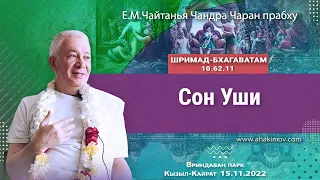 15/11/2022, Шримад-Бхагаватам 10.62.11, Сон Уши - Чайтанья Чандра Чаран Прабху, Вриндаван-парк