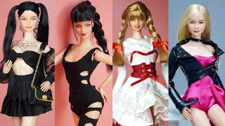 Barbie Doll Makeover ~ Before and After ~ 40 DIY Miniature Ideas for Barbie