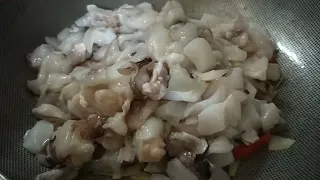 Gawin mo ito sa Giant Squid, grabe sobrang sarap! | How to cook Giant Squid Adobo?|MommyLovely'sVlog