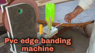 Home made edge banding machine