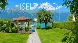 Picturesque Iseltwald Switzerland 🇨🇭 4K, be enchanted by the turquoise colour of Lake Brienz