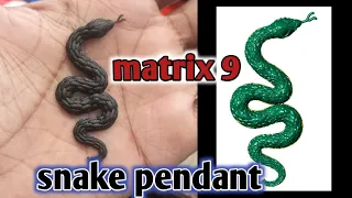 snake pendant in matrix 9 | snake locket 3d  design | gemvision tutorial | 3d modeling | snakedesign