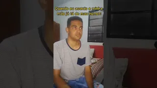 quando eu acordo e minha mãe já tá de mal humor: #Memes #Humor #Dublagem #Comedia