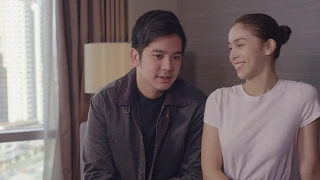 Joshua Garcia and Julia Barretto pray for Peace