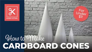 How to Make a Cone Out of Cardboard (for Under 50 Cents!)