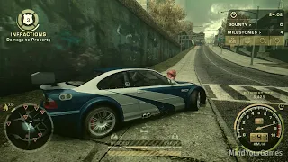 NFS MW Remastered 2023 BMW M3 GTR E46 Final Pursuit (4K 60FPS)