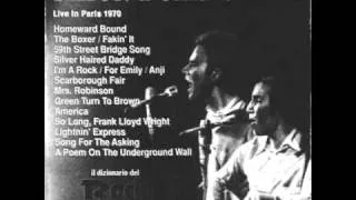 The Boxer - Live in Paris 1970 - (Simon & Garfunkel)