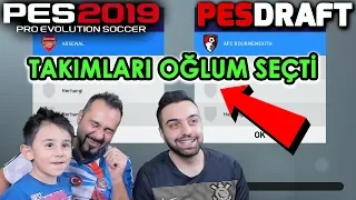 ÖYLE TAKIMLAR SEÇTİ Kİ! | PES 2019 PESDRAFT