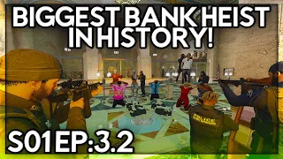 Episode 3.2: BIGGEST BANK HEIST IN THE HISTORY OF LS! | GTA  RP | GrizzleyWorld WHITELIST