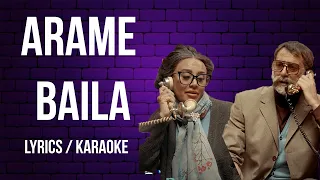 Arame - BAILA / Karaoke / Lyrics / Barer