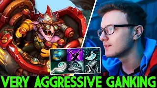 MIRACLE [Timbersaw] Unexpected Dagger Build Aggressive Ganking Dota 2