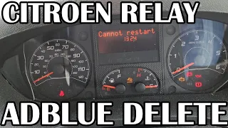 ADBLUE DELETE - CITROEN RELAY 2019 / FIAT DUCATO / PEUGEOT BOXER | ULTRA REMAPS