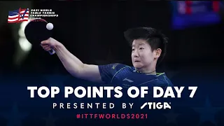 Top Points of Day 7 Presented by STIGA | 2021 World Champs Finals