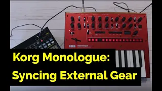 Korg Monologue: Syncing External Gear