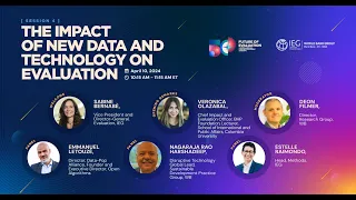 Future of evaluation | Session 4: The Impact of New Data and Technology on Evaluation