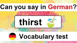 Can you guess 20/20? - German Vocabulary Test for Beginners