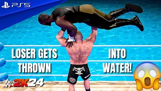 WWE 2K24 - Water Royal Rumble Match | PS5™ [4K60]