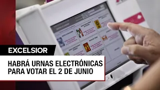 Urnas electrónicas serán estrenadas en la jornada electoral del 2 de junio