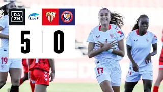 Sevilla FC vs FC Levante Las Planas (5-0) | Resumen y goles | Highlights Liga F