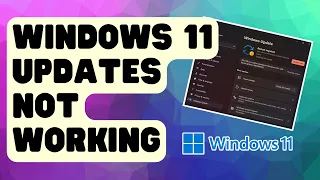 How To Fix Windows 11 Updates Not Working | Won't Install Update | Update Error