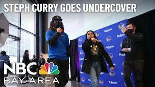 Steph Curry Goes Undercover, Surprises Young Fans During Shopping Spree