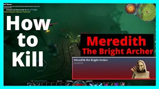 V Rising: Meredith The Bright Archer - Full Fight with Tips