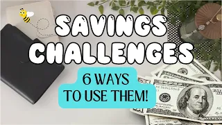 6 Ways To Use Savings Challenges | Reach Financial Goals & Save Money