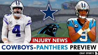 Cowboys vs. Panthers Preview, Injury Report, Prediction, KaVontae Turpin, Dak Prescott | NFL Week 11