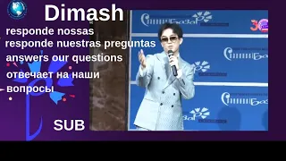 SUB🍀Dimash: bow to Dears / Noter Dame de Paris / благодарность Диарс и о мюзыкле Нотр Даме де Пари