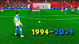 ШТРАФНЫЕ УДАРЫ Из FIFA 1994 по 2024 год