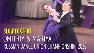 Slow Foxtrot = Dmitriy Chubanov & Mariya Korotkova = 2022 RDU Championship Amateur Ballroom