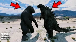 THE ULTIMATE KING KONG VS GODZILLA! (GTA 5 Mods)